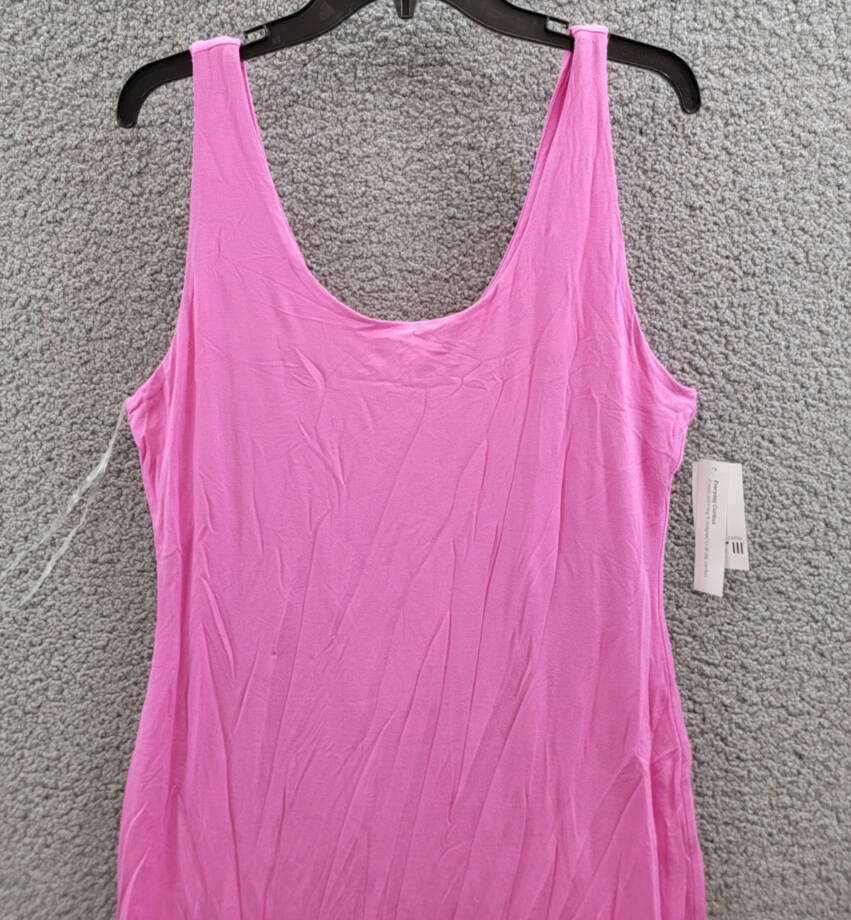 Bar III Petite Scoop-Neck Sleeveless Jersey Midi Dress Women's PXL Wild Pink