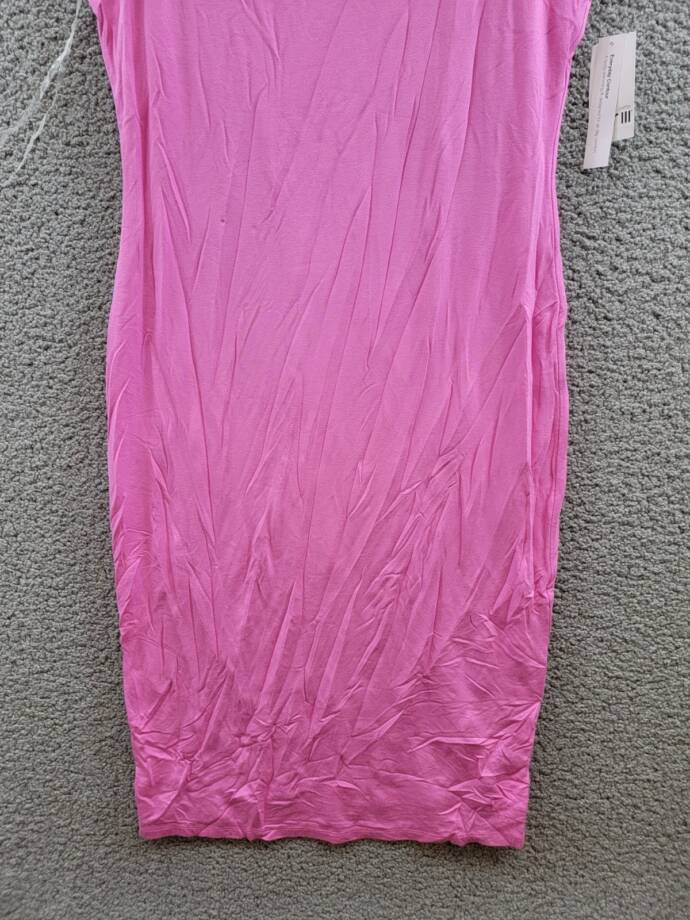 Bar III Petite Scoop-Neck Sleeveless Jersey Midi Dress Women's PXL Wild Pink