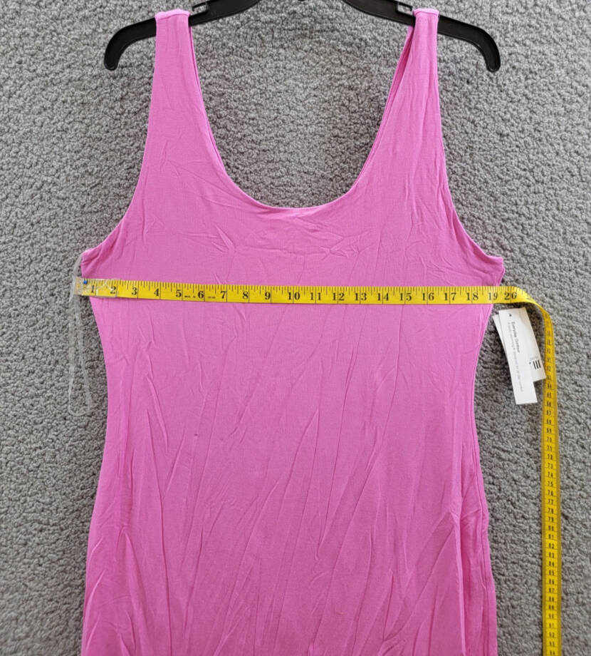 Bar III Petite Scoop-Neck Sleeveless Jersey Midi Dress Women's PXL Wild Pink