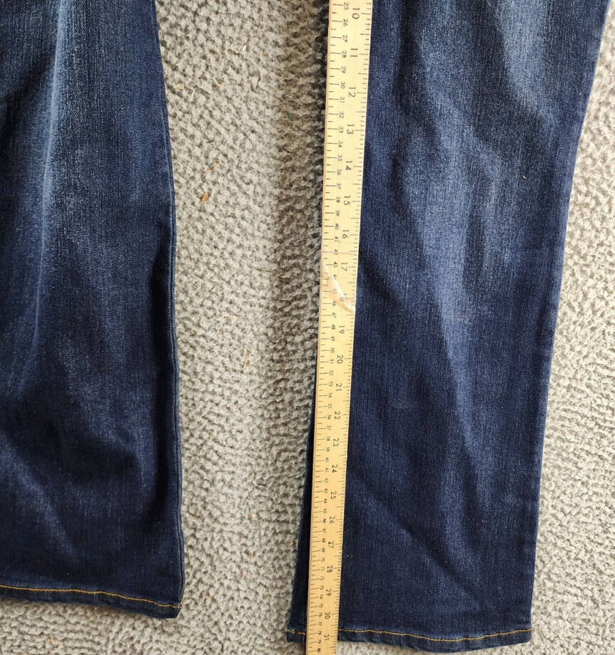 Gloria Vanderbilt Amanda Bootcut Jeans Women's 4 Castlewood Button Front Closure