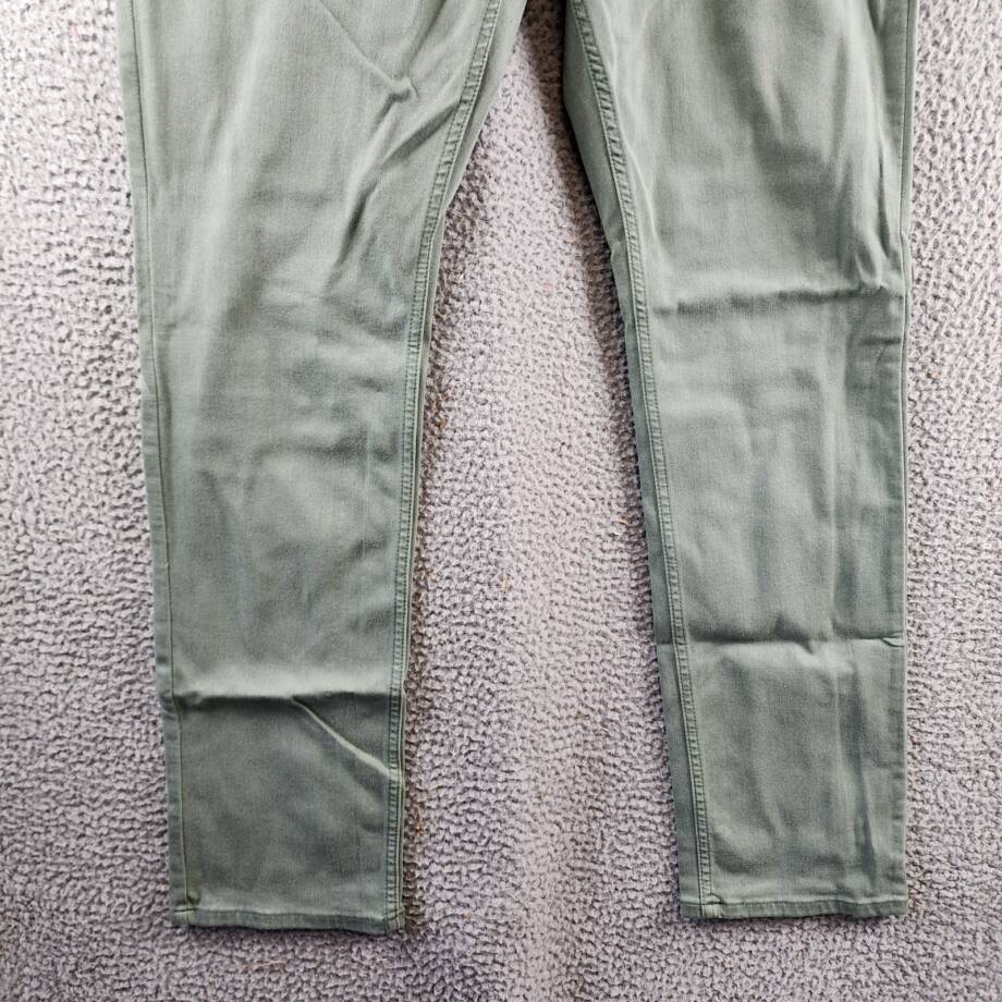 Paige Lennox Slim Fit Jeans Men's 38 Vintage Foggy Forest Zip Fly Button Closure