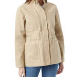 Gloria Vanderbilt Anorak Utility Jacket Women's XS Stonewood Zip Closure L/S~