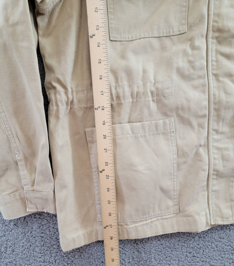 Gloria Vanderbilt Anorak Utility Jacket Women's XXL Stonewood Zip Closure L/S~