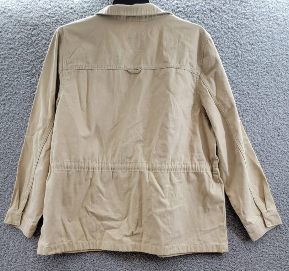 Gloria Vanderbilt Anorak Utility Jacket Women's XXL Stonewood Zip Closure L/S~