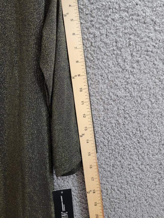 I.N.C. International Concepts Sparkle Robe Women's S Black Sparkle Tie Closure