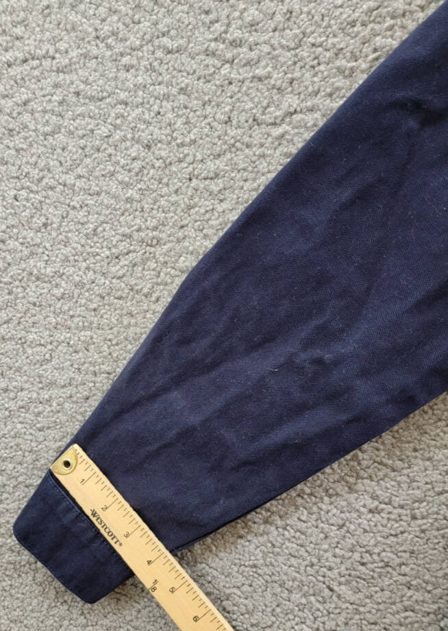 Gloria Vanderbilt Anorak Utility Jacket Women's XS Midnight Affair Navy Button~