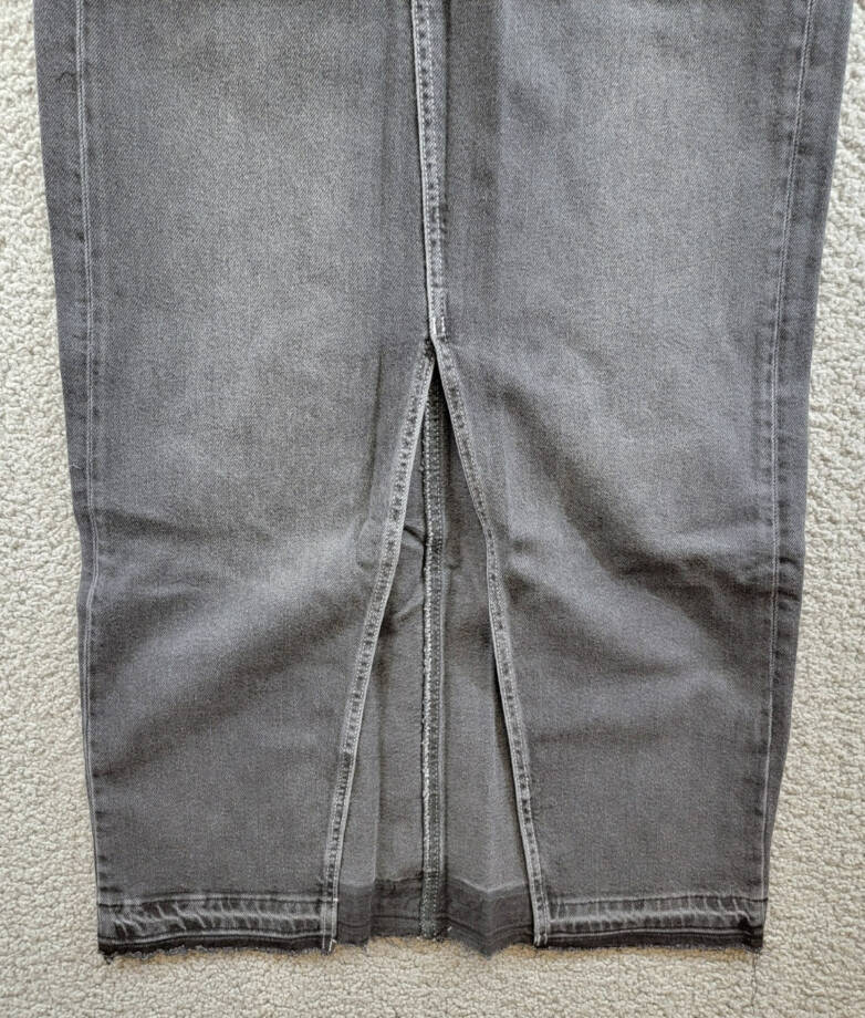 Rails Manhattan Denim Skirt Women's 26 Eclipse Front Slit Button Zip Closure