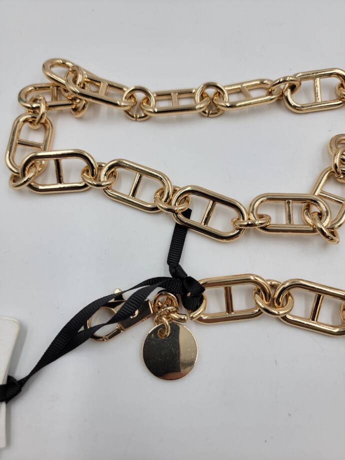 Gavazzeni Elisa Chain Belt Women's 75 Lucido Lobster Claw Clasp Closure