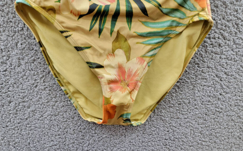 Lauren Ralph Lauren Printed Halter-Neck Swimsuit Womens 8 Island Tropical PullOn
