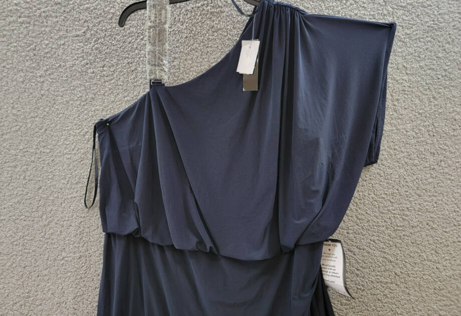 B&A By Betsy & Adam Plus Size High-Low Off-The-Shoulder Midi Dress Women's 22W