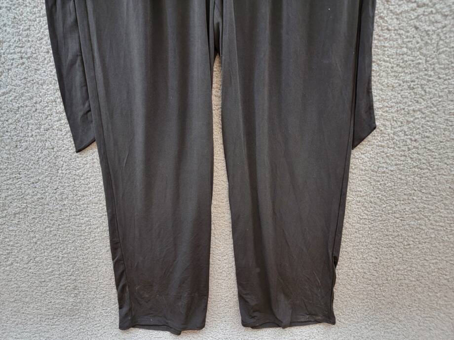 Michael Michael Kors Snap-Front Utility Jumpsuit Women's S Black Black Tie Waist