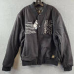 A.C. MILAN Wool Blend Coach Jacket Men's XXL Black Snap Closure Long Sleeves~