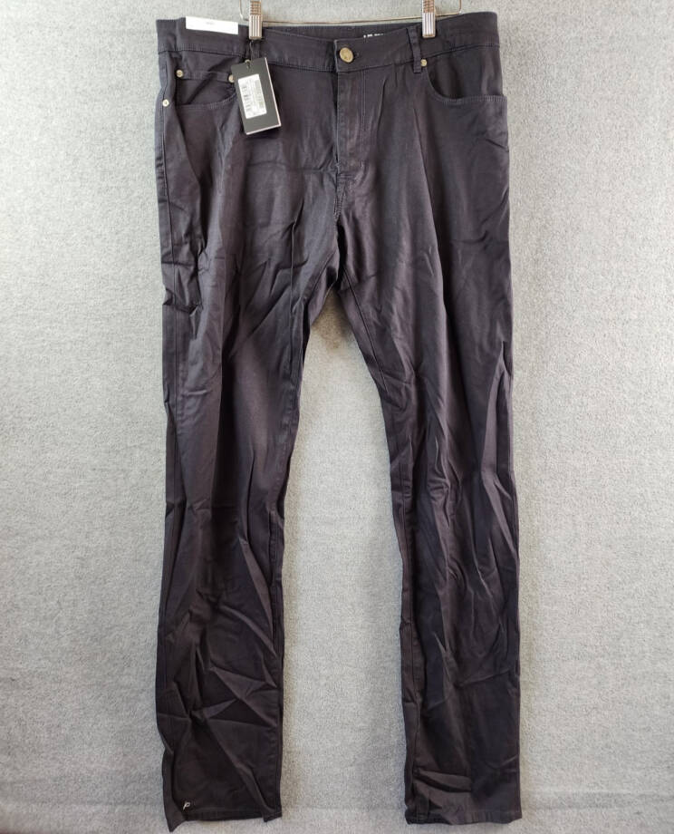 Pt Torino Jazz Garment Dyed Stretch Slim Fit 5 Pocket Jeans Men's 38 Navy