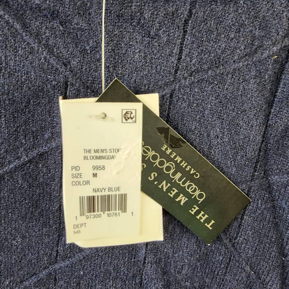 The Men's Store at Bloomingdale's Cashmere Novelty Stitch Crewneck Sweater Men M