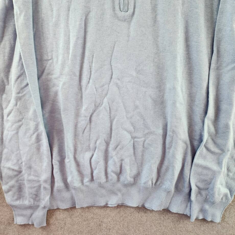 Peter Millar Crown Whitaker Classic Fit Silk Blend Quarter Zip Sweater Men's XL