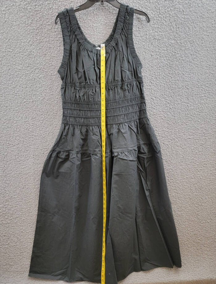 Rails Anastasia Elasticized Scoop Neck Dress Women's XL Black Pullover Style