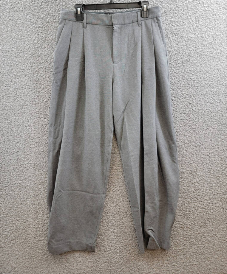 Rag & Bone Cecily Taper Leg Pants Women's 4 Charcoal Zipper Hook-And-Bar Closure