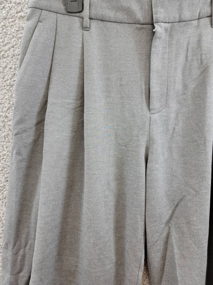 Rag & Bone Cecily Taper Leg Pants Women's 4 Charcoal Zipper Hook-And-Bar Closure