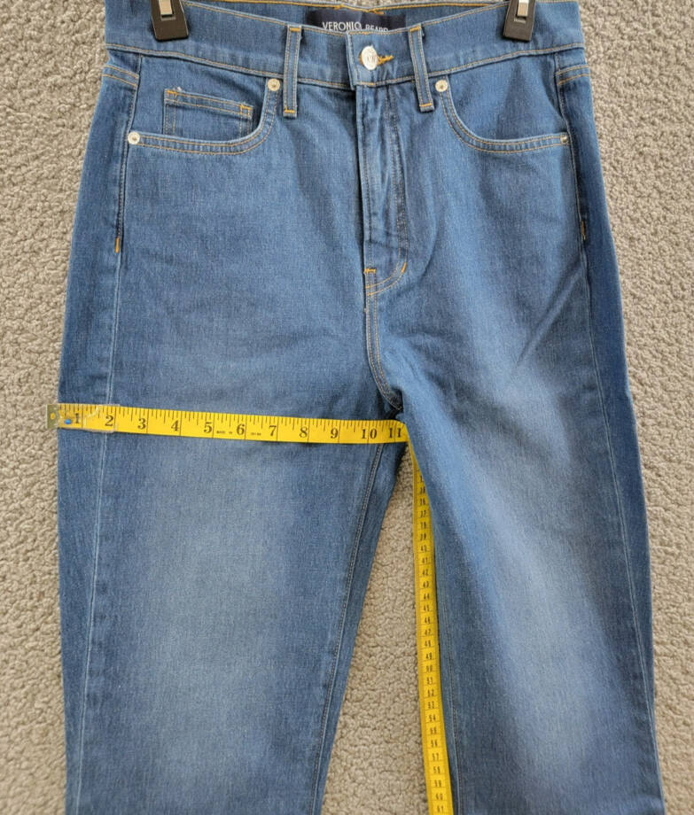 Veronica Beard Carson High Rise Ankle Flare Jeans Women's 29 Cornflower Denim