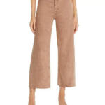 Pistola Penny High Rise Wide Leg Crop Jeans Women's 24 Cashew Button Zip Closure