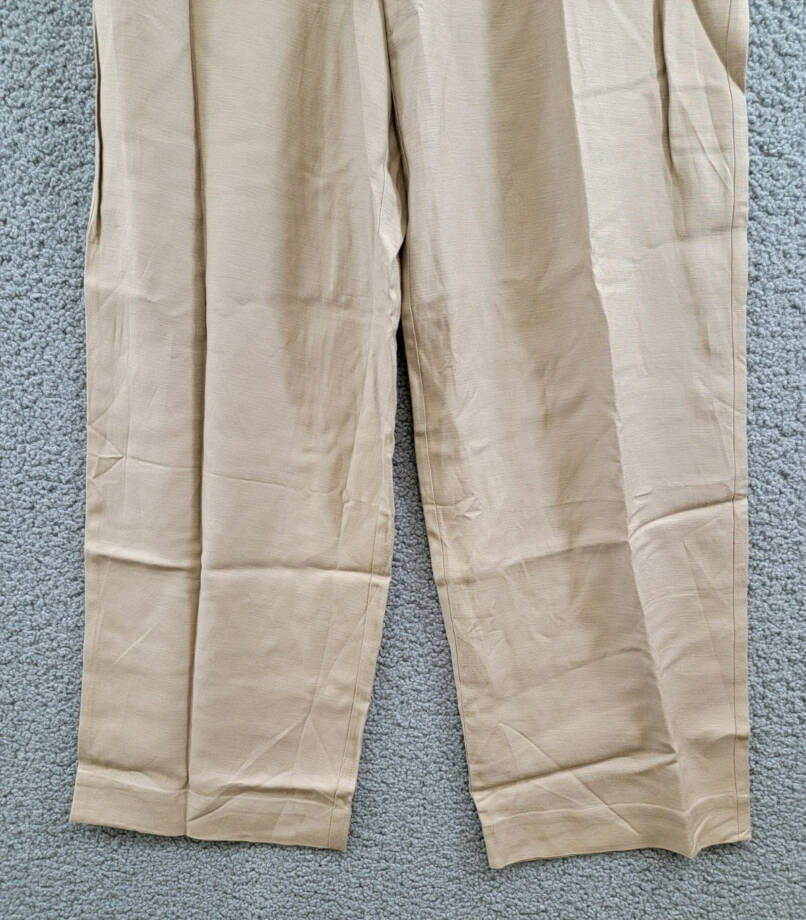 Rails Ryan Drawstring Pants Women's XS Safari Brown Linen Blend Pockets Pull On