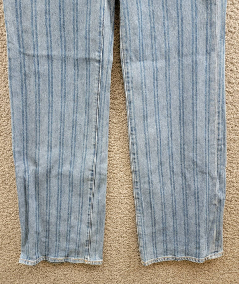 Veronica Beard Crosbie High Rise Wide Leg Loafer Jeans Women's 27 Sapphire Denim
