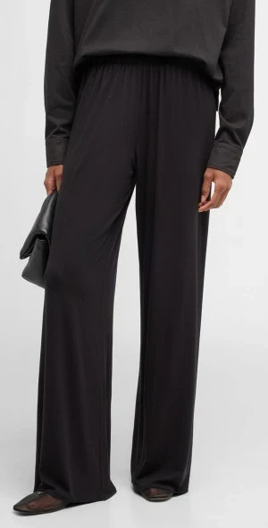 ATM Anthony Thomas Melillo Wide Leg Drawstring Pants Women's M Black Pull On