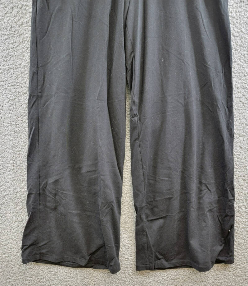 ATM Anthony Thomas Melillo Wide Leg Drawstring Pants Women's M Black Pull On