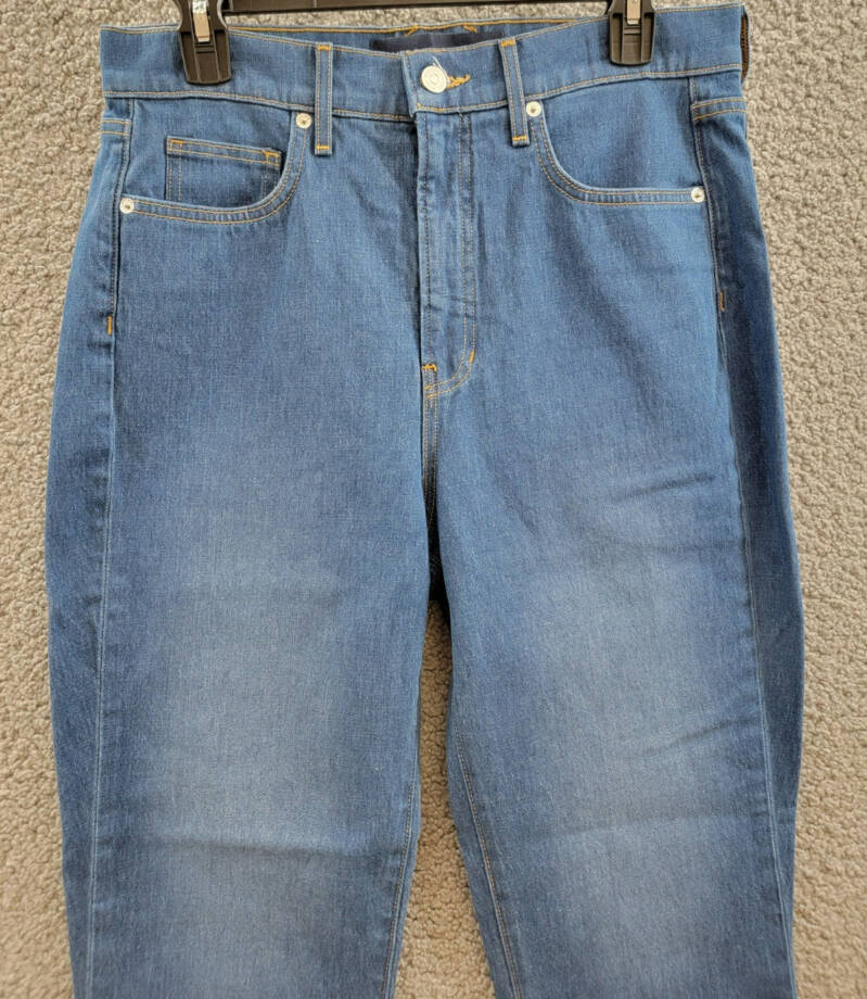 Veronica Beard Carson High Rise Ankle Flare Jeans Women's 30 Cornflower Denim