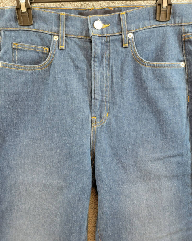 Veronica Beard Carson High Rise Ankle Flare Jeans Women's 30 Cornflower Denim
