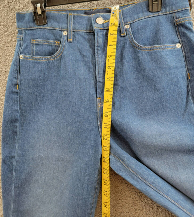 Veronica Beard Carson High Rise Ankle Flare Jeans Women's 30 Cornflower Denim