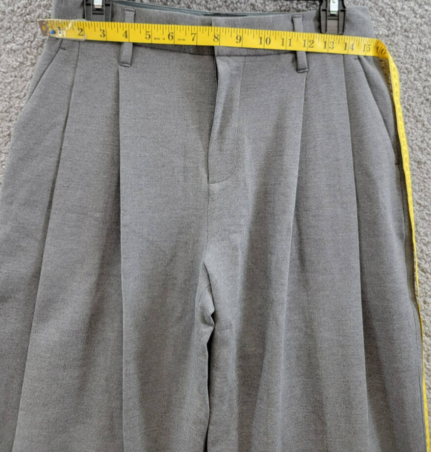 rag & bone Cecily Taper Leg Pants Women's 0 Charcoal Heather Zip Hook & Bar
