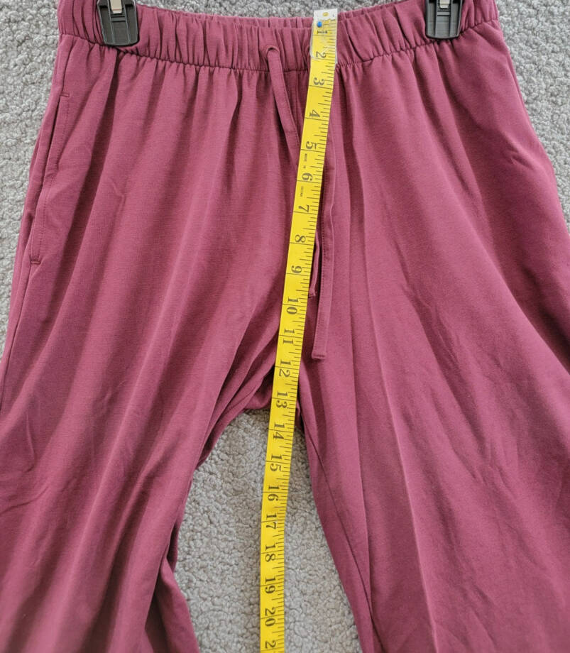 ATM Anthony Thomas Melillo Wide Leg Drawstring Pants Women's S Merlot Pull On