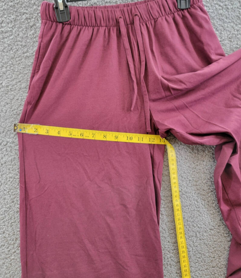ATM Anthony Thomas Melillo Wide Leg Drawstring Pants Women's S Merlot Pull On