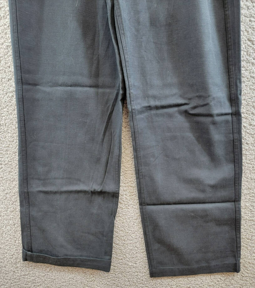 Rails Lira Wide Leg Pants Women's S Black Solid Elastic Waist Button Zip Closure