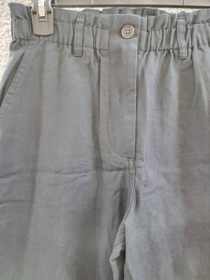 Rails Lira Wide Leg Pants Women's S Black Solid Elastic Waist Button Zip Closure