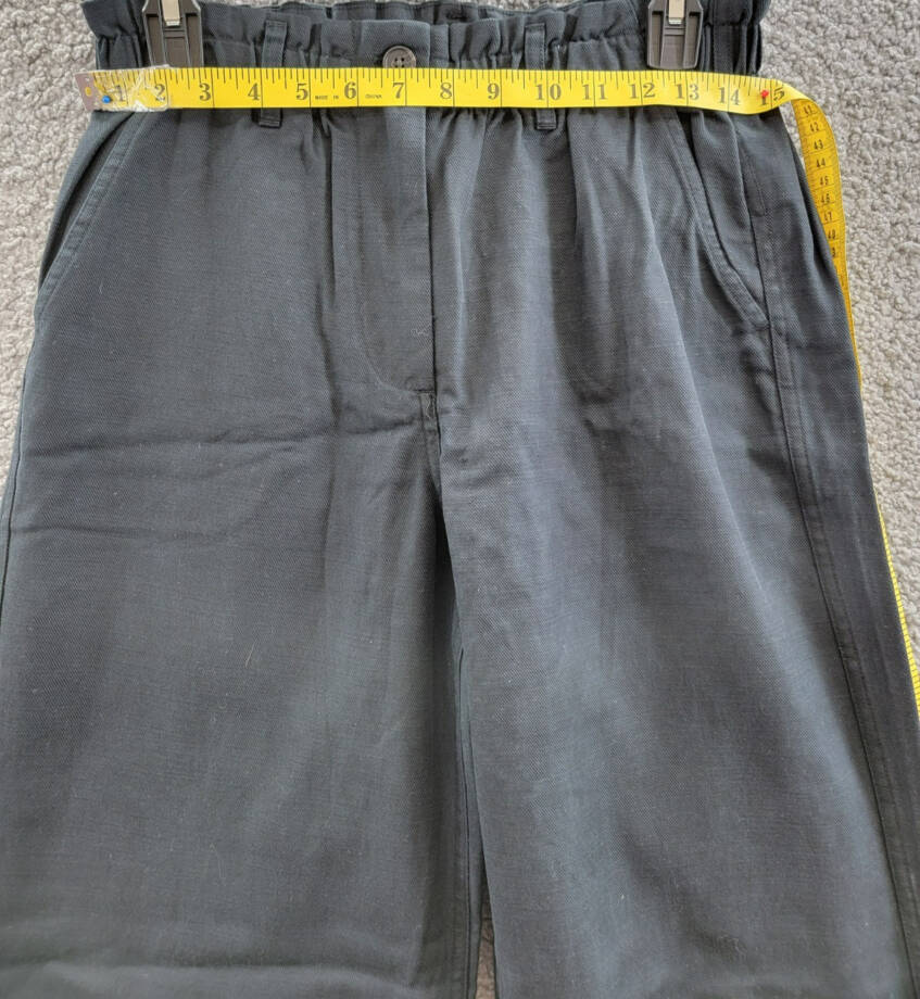 Rails Lira Wide Leg Pants Women's S Black Solid Elastic Waist Button Zip Closure