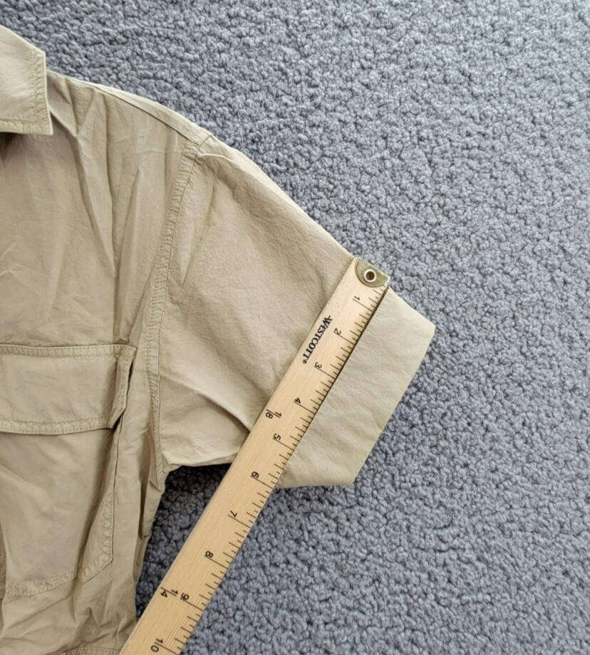 Rails Natalie Twill Belted Wrap Minidress Women's XS Olive Collared Tie Closure