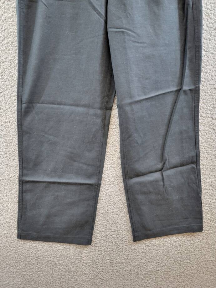 Rails Lira Wide Leg Pants Women's M Black Solid Elastic Waist Button Zip Closure