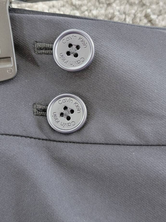 Calvin Klein Plus Size Infinite Stretch Button-Waist Overlap Skirt Women's 22W