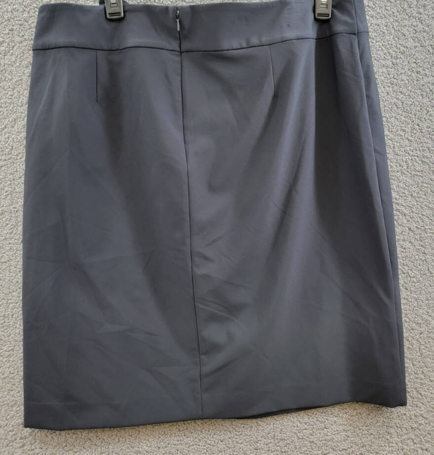 Calvin Klein Plus Size Infinite Stretch Button-Waist Overlap Skirt Women's 22W