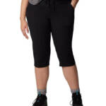 Columbia Plus Size Anytime Outdoor Capri Pants Women's 16W Charcoal Pull On