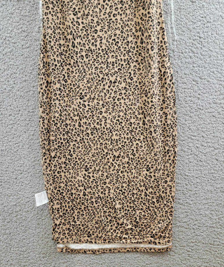 Bar III Petite Animal-Print Bodycon Midi Dress Women's PM Molly Cheetah Pullover
