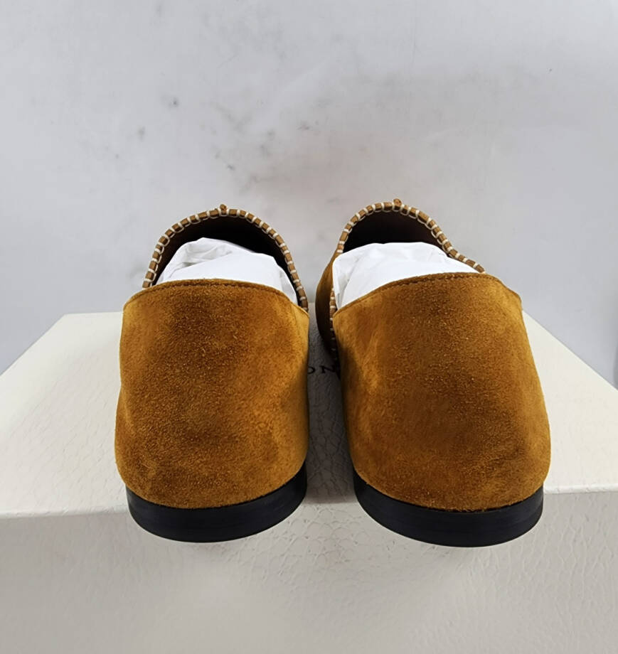 Wales Bonner Babush Collapsible Heel Slippers Men's 42.5/9.5US Tan Almond Toe