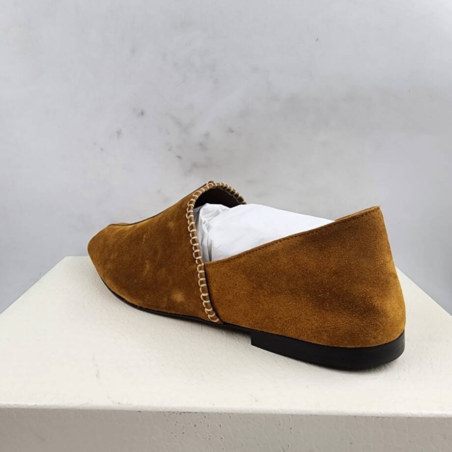 Wales Bonner Babush Collapsible Heel Slippers Men's 42.5/9.5US Tan Almond Toe