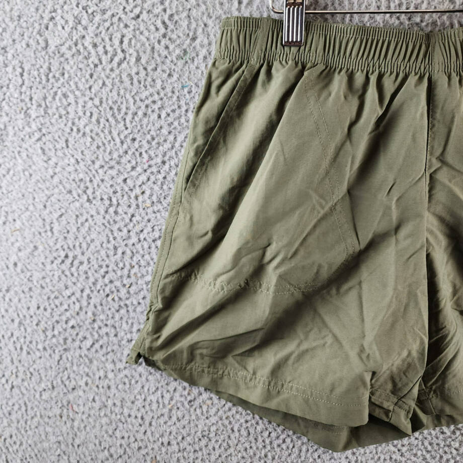 Columbia Sandy River Water-Resistant Shorts Women's S Stone Green Elastic Waist